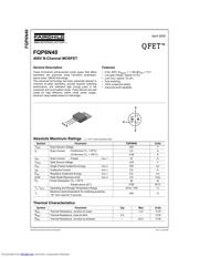 FQP6N40 datasheet.datasheet_page 1