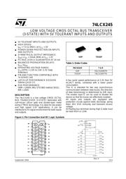 74LCX245MTR Datenblatt PDF