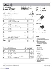 IXTQ130N10T 数据规格书 1