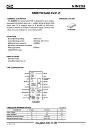 NJM2292V-TE1 datasheet.datasheet_page 1