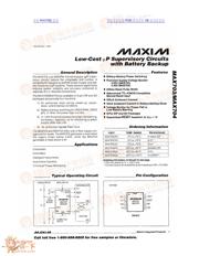 MAX703 datasheet.datasheet_page 1