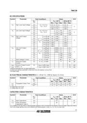 74AC20 数据规格书 3