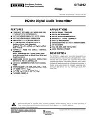 PCM4222EVM datasheet.datasheet_page 1