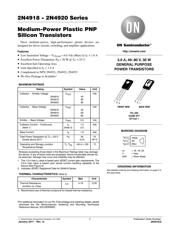 2N4918G Datenblatt PDF