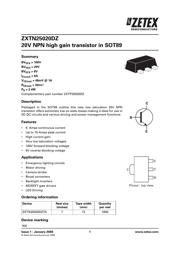 ZXTN25020DZTA 数据规格书 1