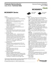 MC9S08SF4 数据规格书 1
