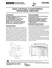 OPA4684 datasheet.datasheet_page 1