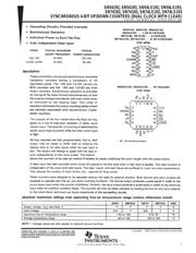 SN74LS193N datasheet.datasheet_page 1