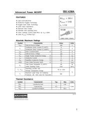 IRL630A datasheet.datasheet_page 1