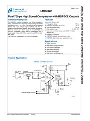 LMH7322SQE 数据规格书 2