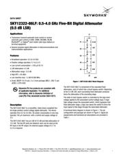 SKY12322-86LF 数据规格书 1