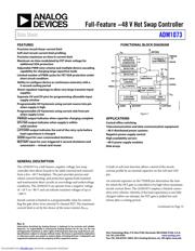 ADM1073 数据规格书 1