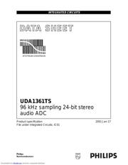 UDA1361 datasheet.datasheet_page 1