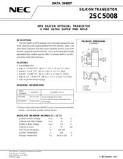 2SC5008 datasheet.datasheet_page 1