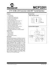 MCP3201-CI/SN 数据规格书 1