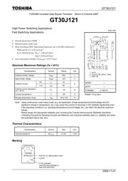 GT30J121 datasheet.datasheet_page 1