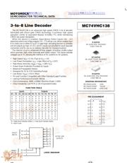 74VHC138 数据规格书 1
