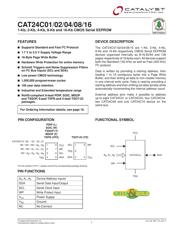 CAT24C16VP2I-GT3 datasheet.datasheet_page 1