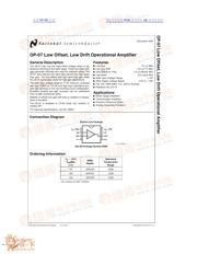 OP-07 datasheet.datasheet_page 1