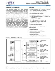 XR16V554IL-F 数据规格书 1