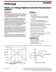 ISL23315TFUZ datasheet.datasheet_page 1