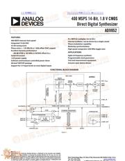 AD9952 datasheet.datasheet_page 1