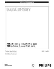N74F10N,602 Datasheet PDF page 1