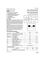 IRF3315STRLPBF Datenblatt PDF