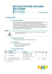 BF1118 datasheet.datasheet_page 1