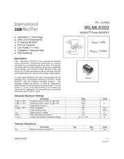 IRLML6302 datasheet.datasheet_page 1