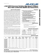 MAX3491EESD+T Datenblatt PDF