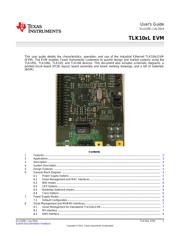 TLK105LEVM datasheet.datasheet_page 1