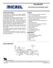 MIC2026-1YM Datenblatt PDF