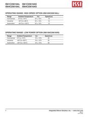 IS61C25616AS-25TLI datasheet.datasheet_page 4