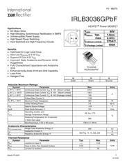 IRLB3036GPBF Datenblatt PDF
