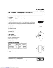 ZXMN6A09G 数据规格书 1