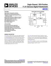 AD5262BRUZ50 Datenblatt PDF