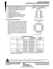 SN74LS164DR Datenblatt PDF