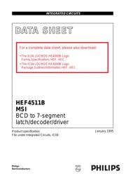 HEF4511BD 数据规格书 1