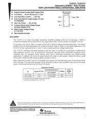 TLV2721 datasheet.datasheet_page 1