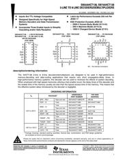SN74AHCT138DBR 数据规格书 1