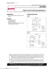 2SD1805 datasheet.datasheet_page 1