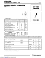 2N4124 Datenblatt PDF