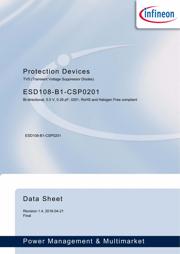 ESD108B1CSP0201XTSA1 数据规格书 1