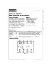 CD4515BCN datasheet.datasheet_page 1