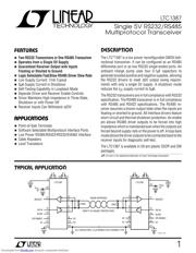 LTC1387ISW Datenblatt PDF