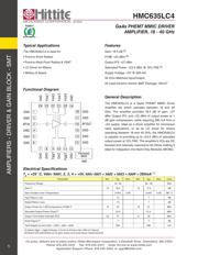 HMC635LC4 数据规格书 3
