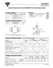 SI4816BDY-T1-E3 数据规格书 1