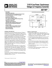 AD7740KRMZ Datenblatt PDF