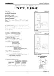 TLP718F(D4-TP,F) datasheet.datasheet_page 1